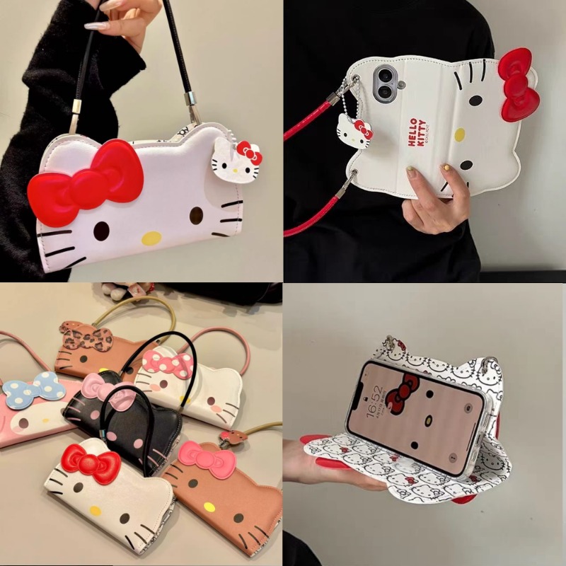 Phone Cases Design Ideas - Kawaii Sanrio Cartoon Flip Telefoonhoesje voor