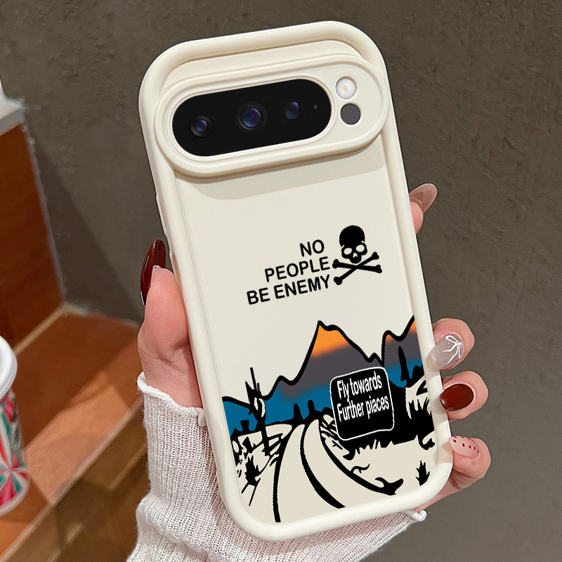 Phone Cases Pixel 10 Pro - Telefoonhoesje met bergwegpatroon voor Google Pixel