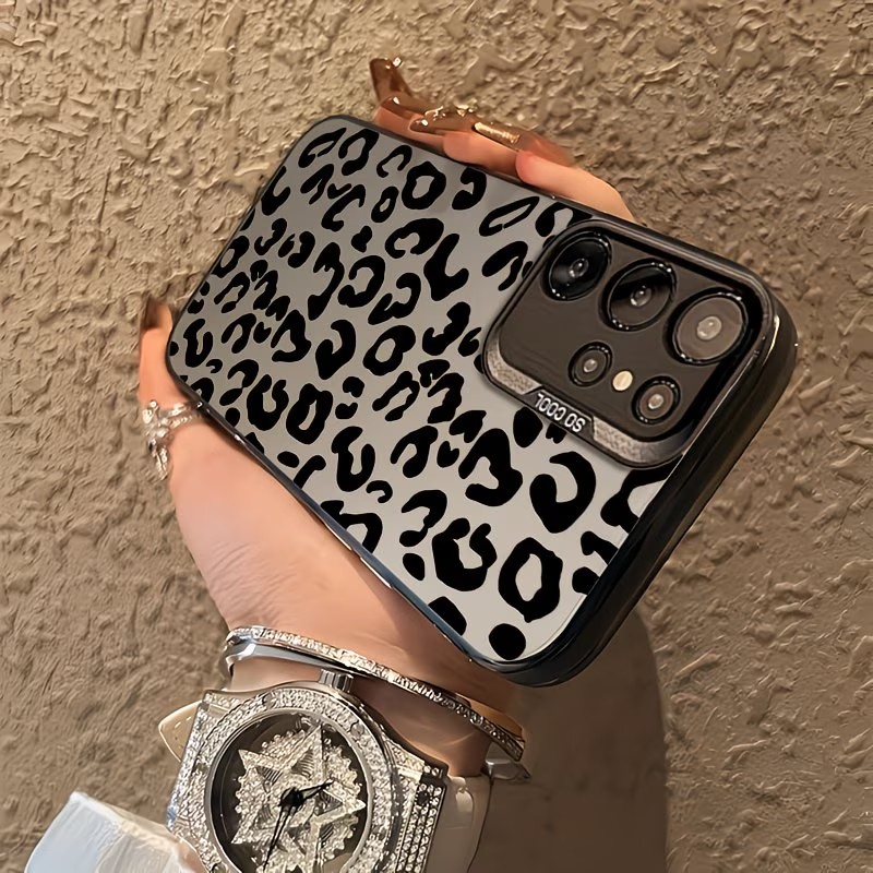 Gradient Color Case - Telefoonhoesje met luipaardprint voor Samsung Galaxy