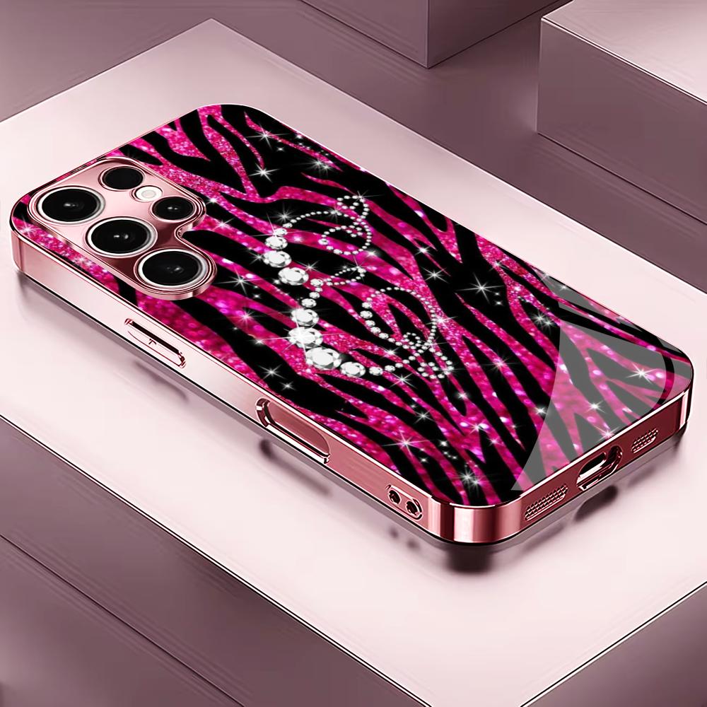 Phone Cases Zebra - Roze mode zebra print TPU HD