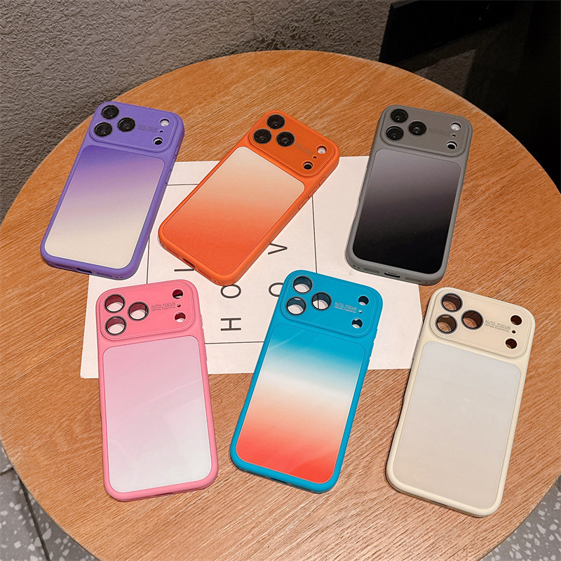 Gradient Color Case - Luxe Candy Kleuren Gradient Telefoonhoesje voor