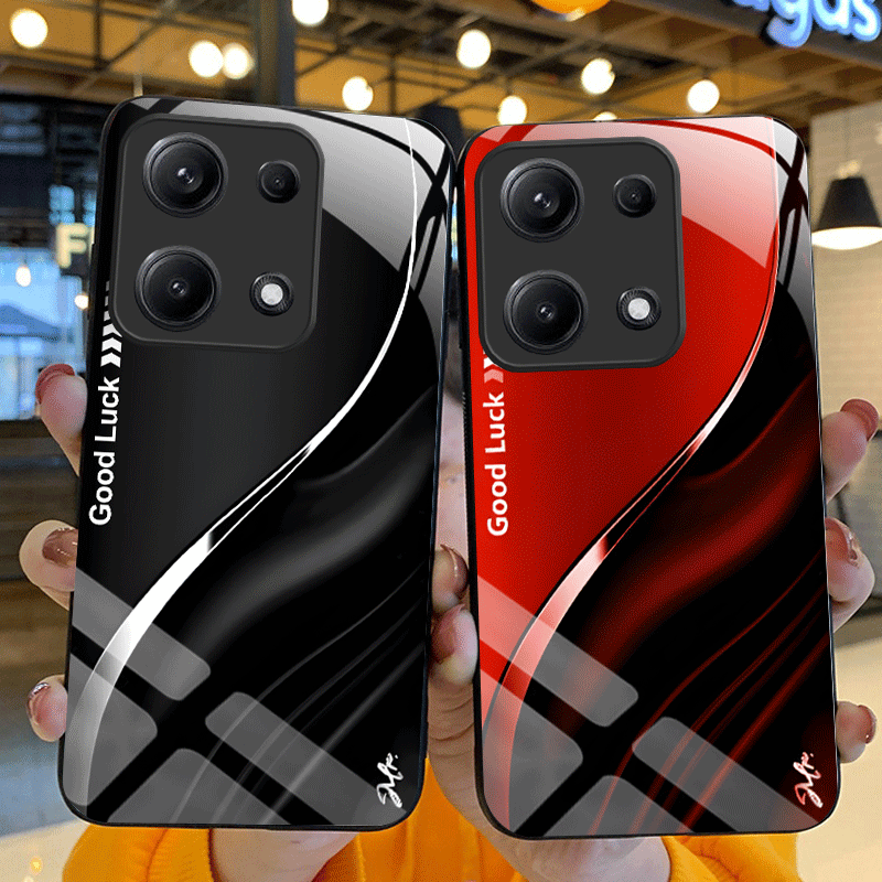 Gradient Color Case - Harde hoes van gehard glas voor