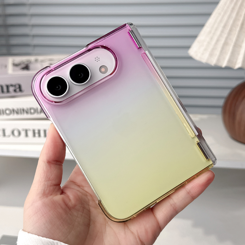 Gradient Color Case - Transparante Kleurverloop Harde PC Telefoonhoes met