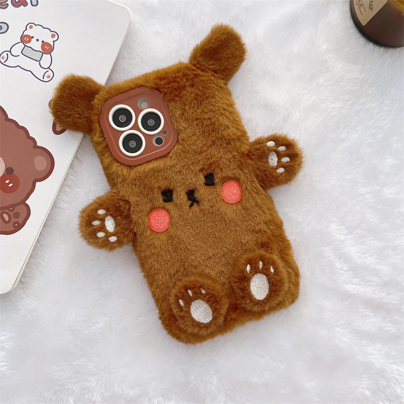 Koreaanse 3D Cartoon Beer Pluc - Phone Cases For Iphone 13 recensie en prijs