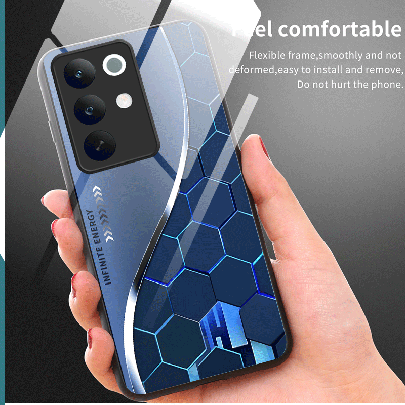 Hard gehard glazen hoesje voor - Gradient Color Case recensie en prijs