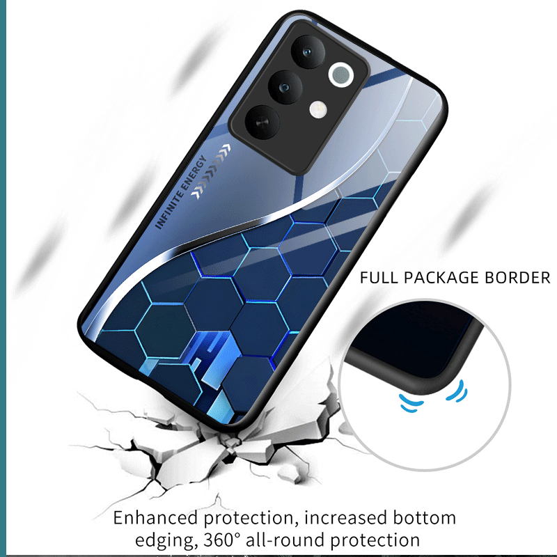 Hard gehard glazen hoesje voor - Gradient Color Case recensie en prijs