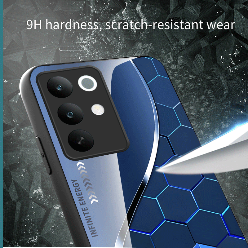 Hard gehard glazen hoesje voor - Gradient Color Case recensie en prijs