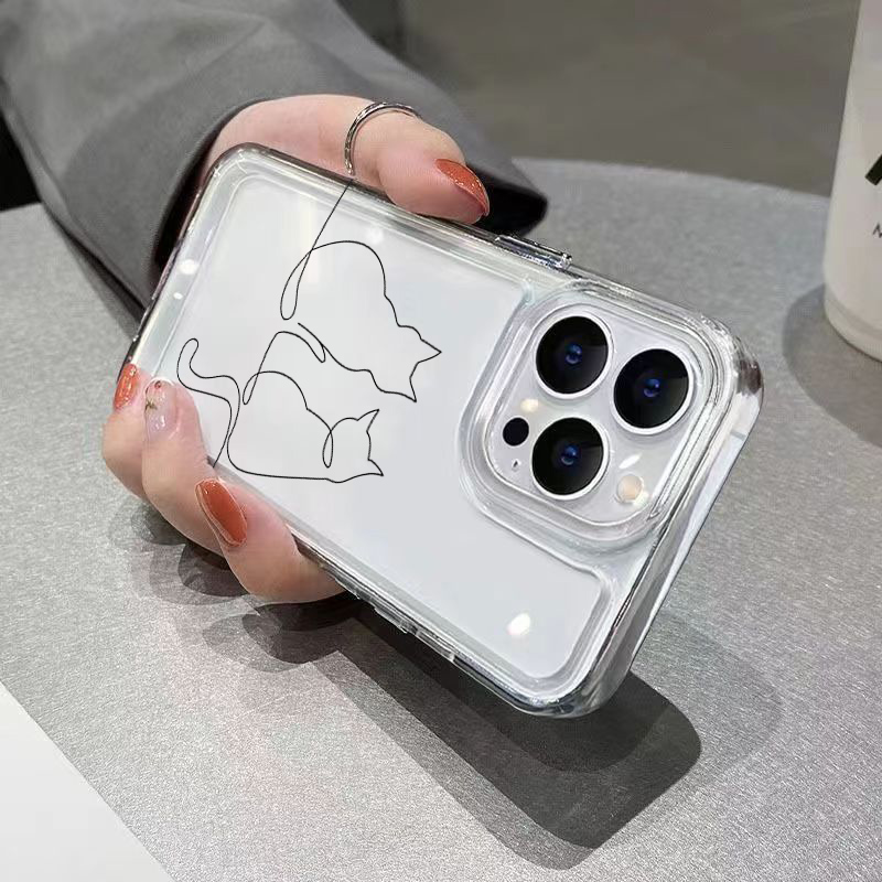 Schattige Line Cat Anti-drop T - Phone Cases Cat recensie en prijs