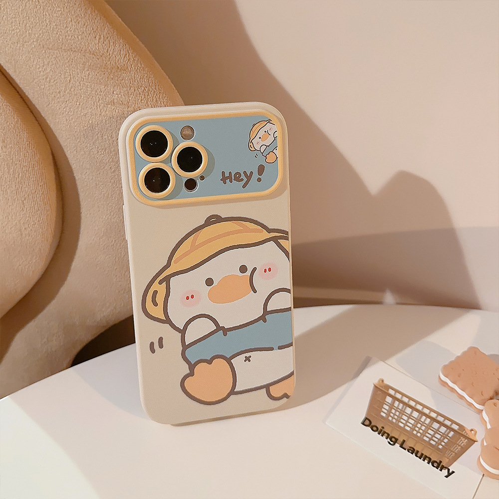 Koreaanse cartoon gele eend te - Phone Cases Korea recensie en prijs