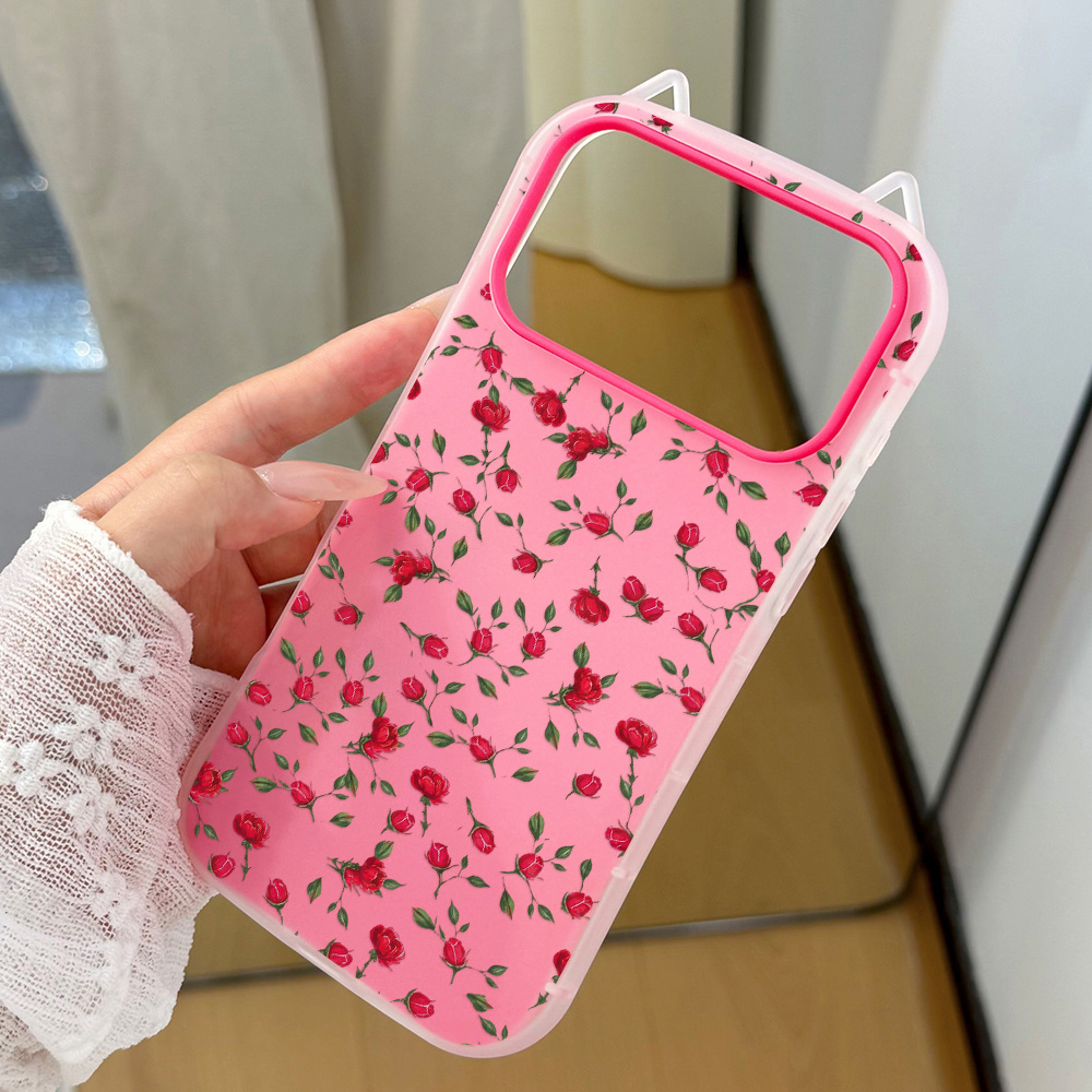 Rode Rozen Bloem Kattenoren Te - Phone Cases Cat recensie en prijs