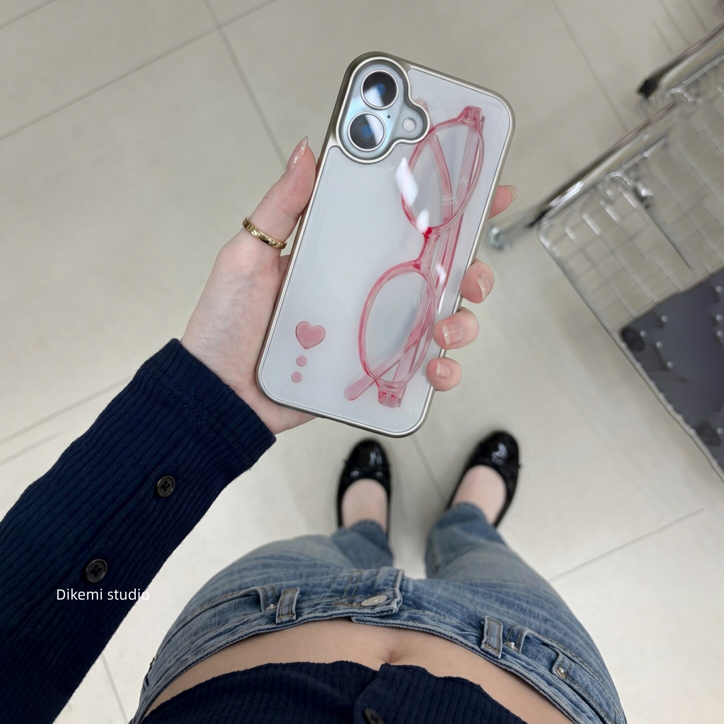 Koreaanse meisjeshart roze bri - Phone Cases Korea recensie en prijs