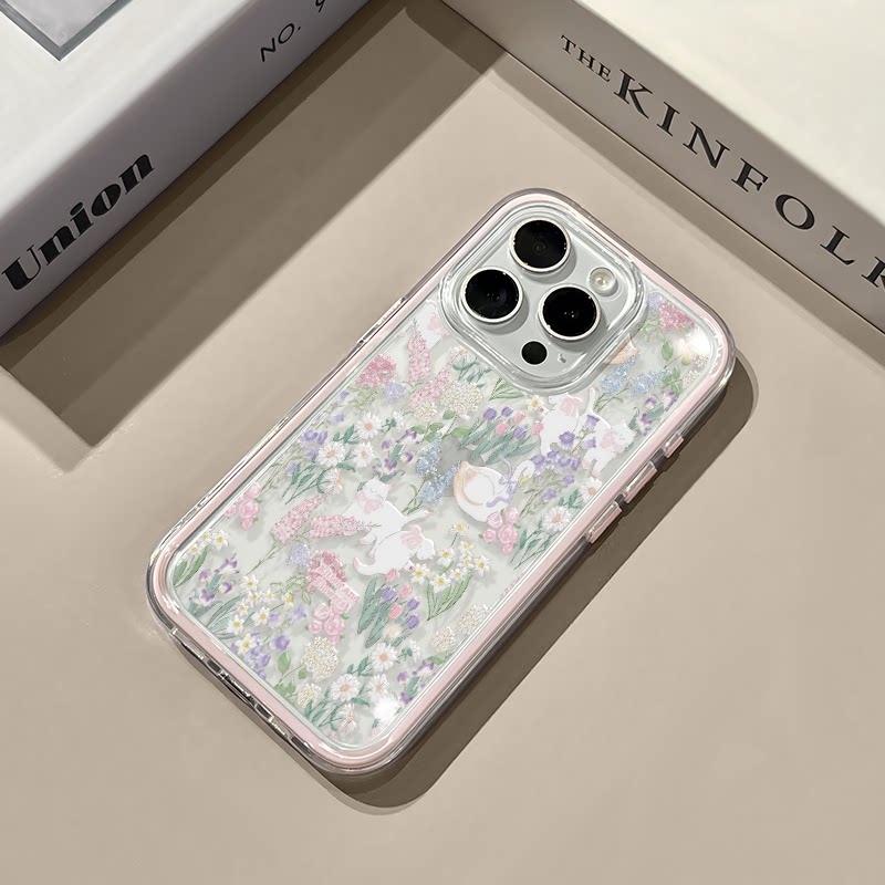 Schattige Bloemen Kat Zwaan Za - Phone Cases Cat recensie en prijs