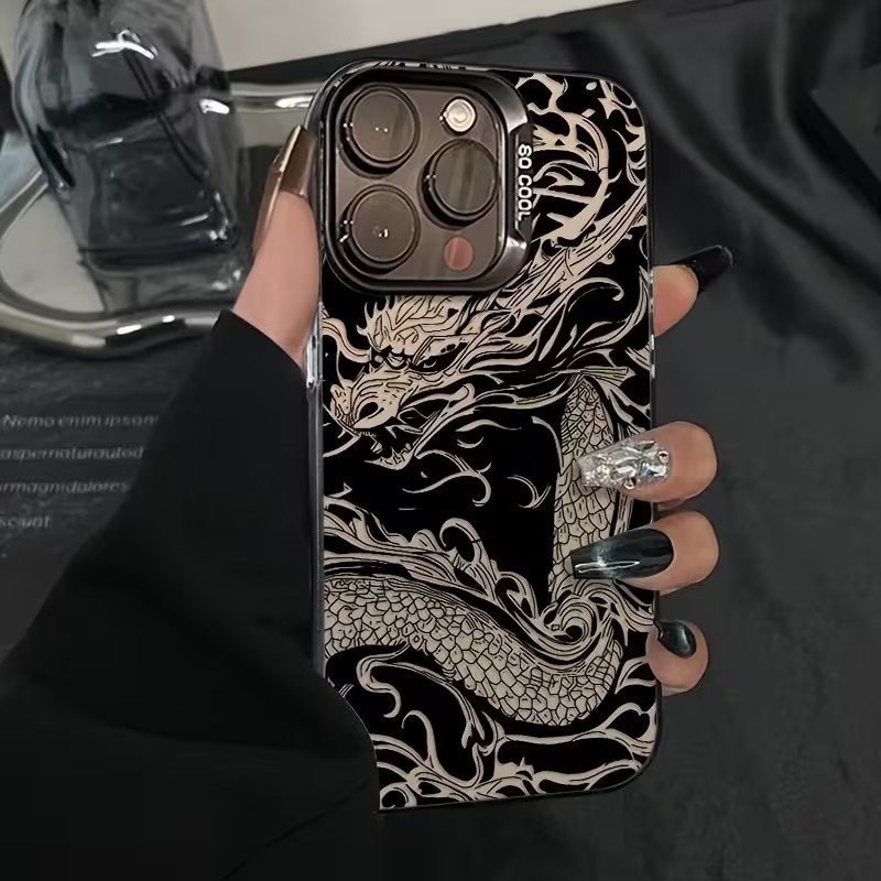 Telefoonhoesje met drakenmotie - Gradient Color Case recensie en prijs