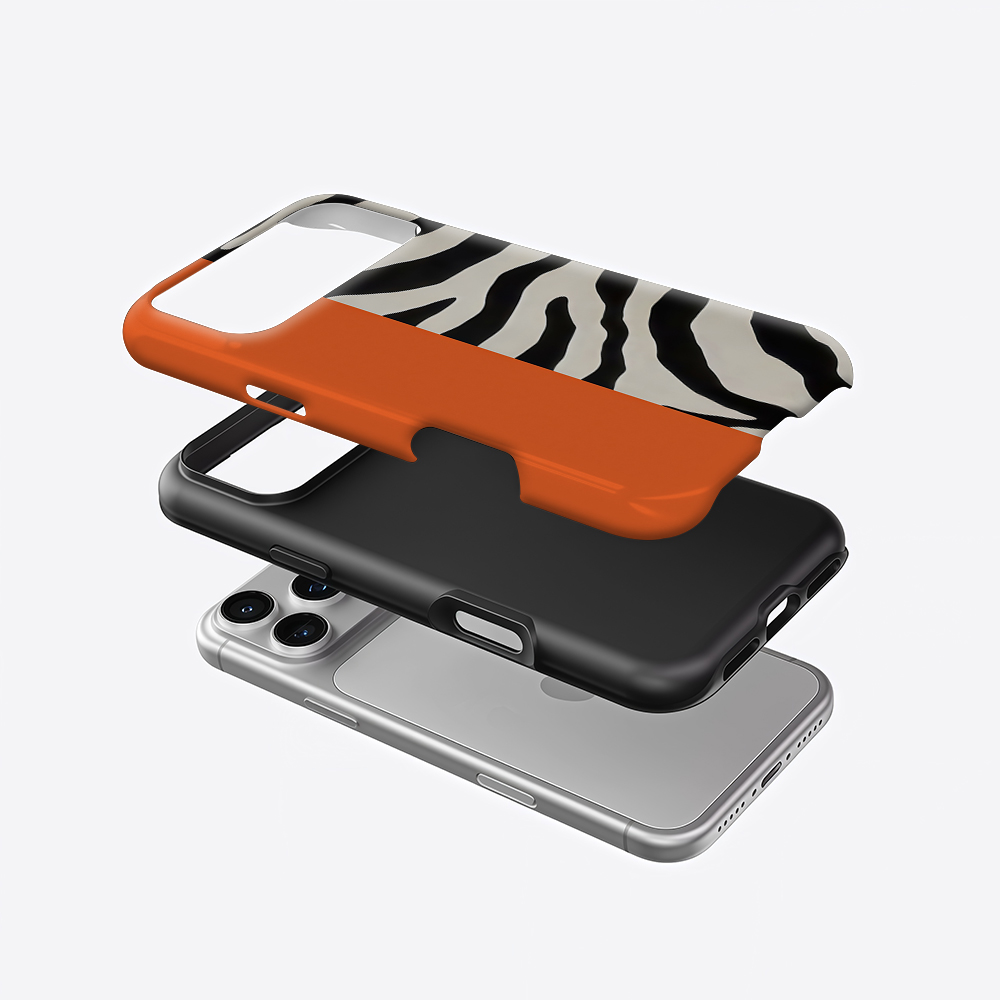 Oranje Zwart Zebra Kleurblok T - Phone Cases Zebra recensie en prijs
