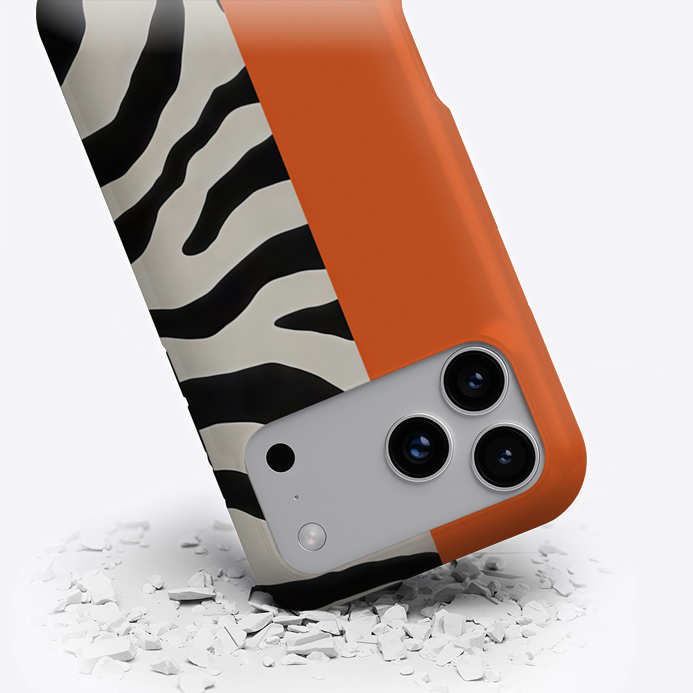 Oranje Zwart Zebra Kleurblok T - Phone Cases Zebra recensie en prijs