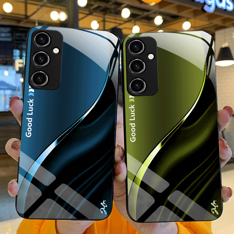 Hard gehard glazen hoesje voor - Gradient Color Case recensie en prijs